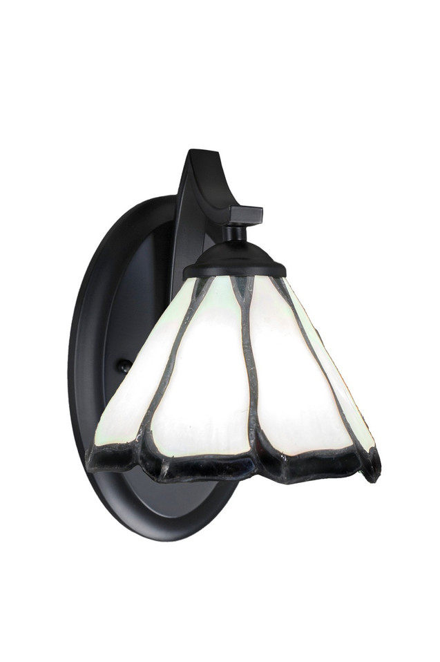 Toltec Lighting - 551-MB-9125 - One Light Wall Sconce - Zilo - Matte Black