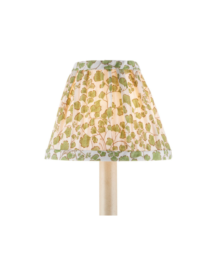 Currey and Company - 0900-0045 - Chandelier Shade - Maiden Fern - Green / Ivory