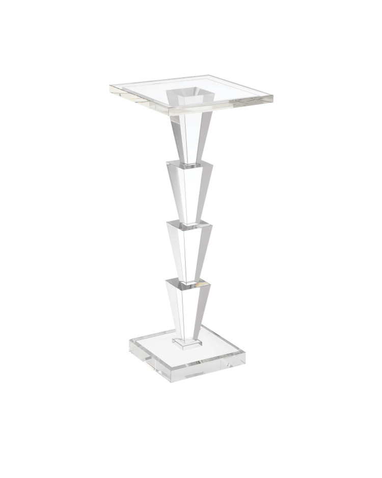 Currey and Company - 3000-0319 - Drinks Table - Tiana Drinks Table - Clear