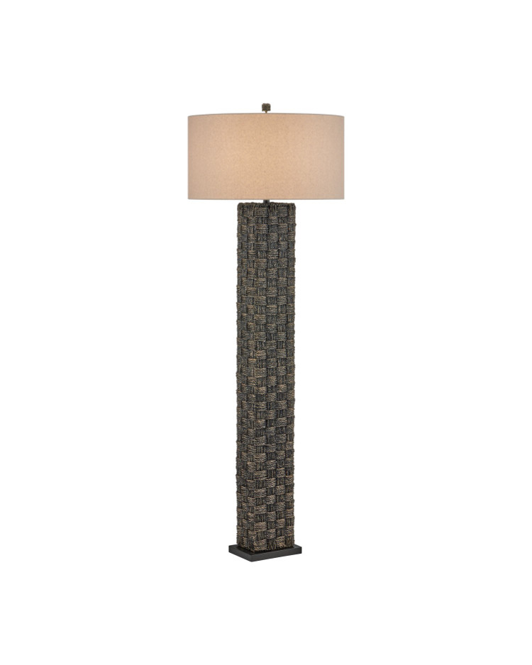 Currey and Company - 8000-0171 - One Light Floor Lamp - Eden Floor Lamp - Black