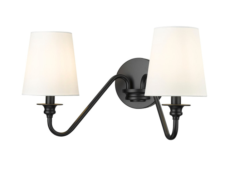 Z-Lite - 7509-2S-MB - Two Light Wall Sconce - Gianna - Matte Black