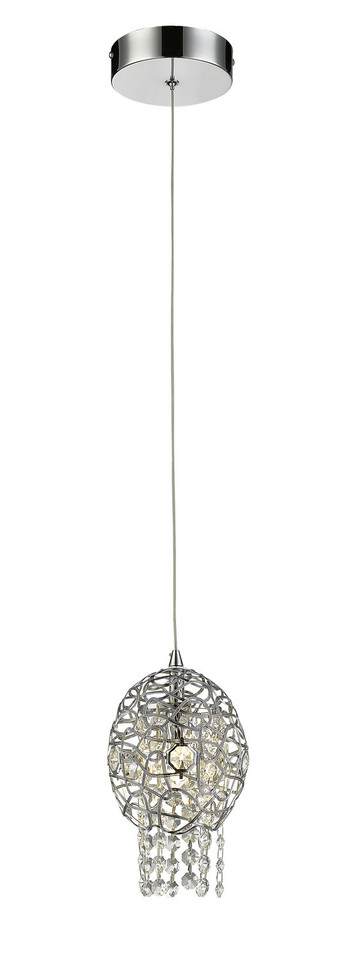 Z-Lite - 889CH-5MP - One Light Mini Pendant - Nabul - Chrome