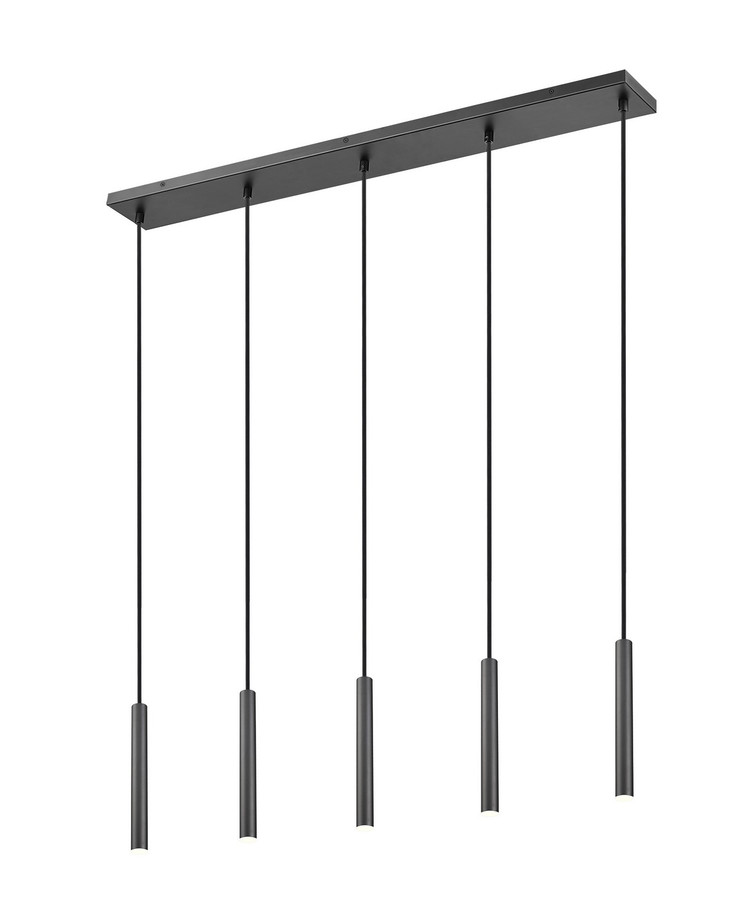 Z-Lite - 919MP12-5L-MB-LED - LED Linear Chandelier - Forest - Matte Black