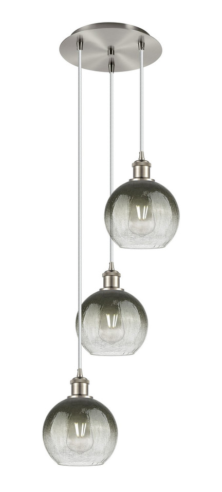 Innovations - 113B-3P-SN-G483-8SL - Three Light Pendant - Ballston - Brushed Satin Nickel