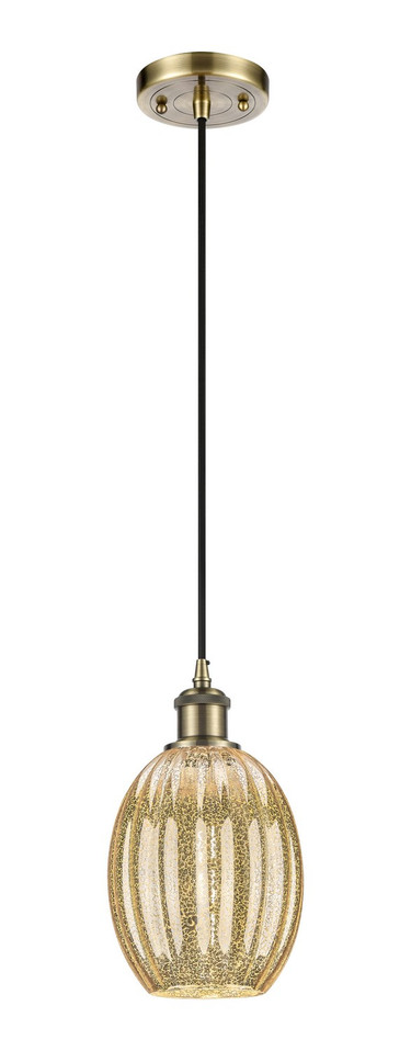 Innovations - 516-1P-AB-G459-6ME - One Light Mini Pendant - Ballston - Antique Brass