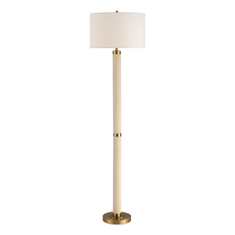 Uttermost - 30551 - One Light Floor Lamp - Wessex - Antique Brushed Brass
