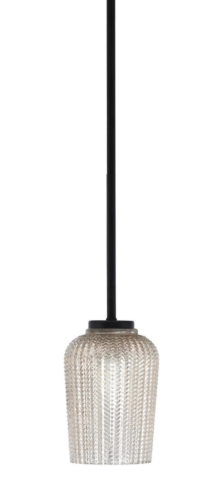 Toltec Lighting - 6201-MB-4253 - One Light Mini Pendant - Sandia - Matte Black