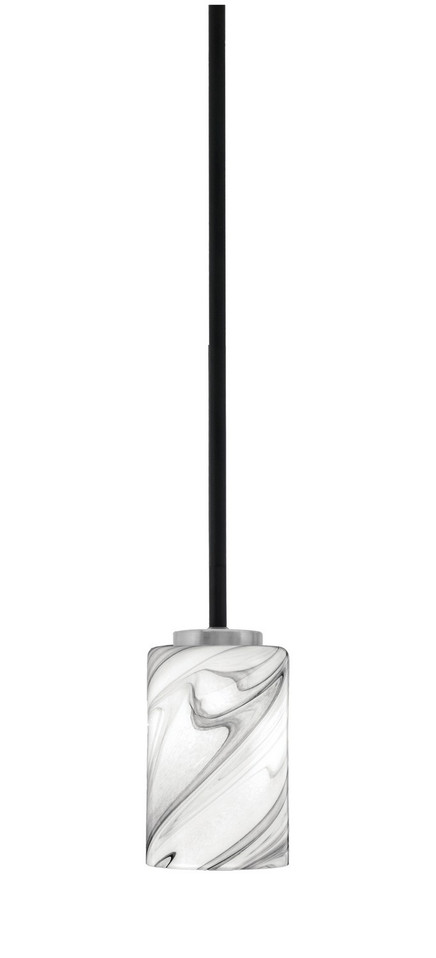 Toltec Lighting - 6201-MBGP-3009 - One Light Mini Pendant - Sandia - Matte Black & Graphite