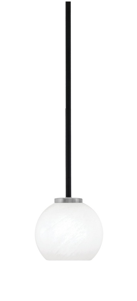 Toltec Lighting - 6201-MBGP-4101 - One Light Mini Pendant - Sandia - Matte Black & Graphite