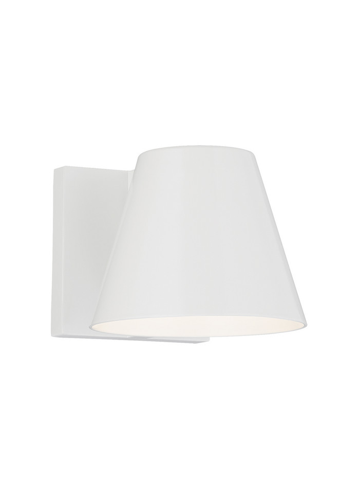 Visual Comfort Modern - 700WSBOW4W-LED830-277 - LED Outdoor Wall Mount - Bowman - White