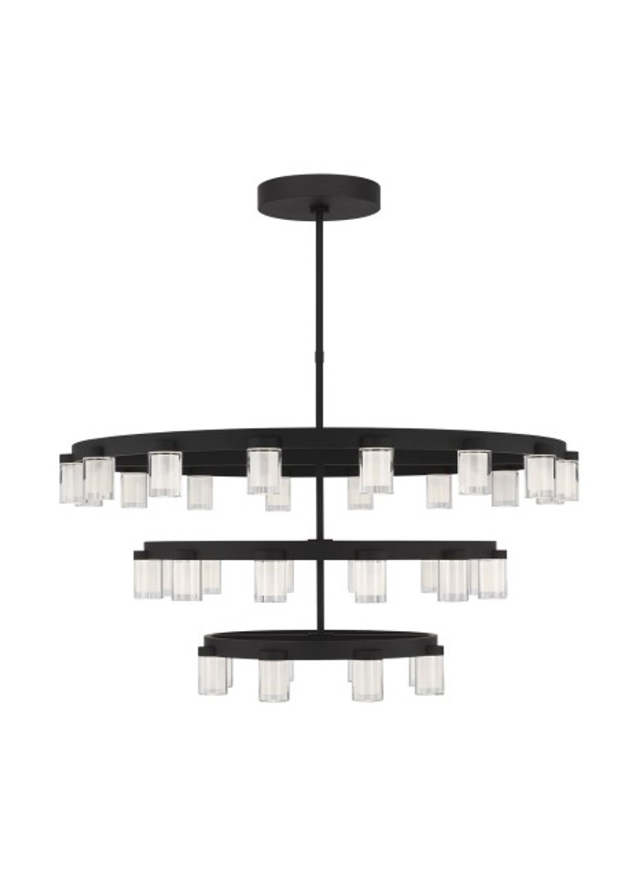 Visual Comfort Modern - KWCH19627B - LED Chandelier - Esfera - Nightshade Black