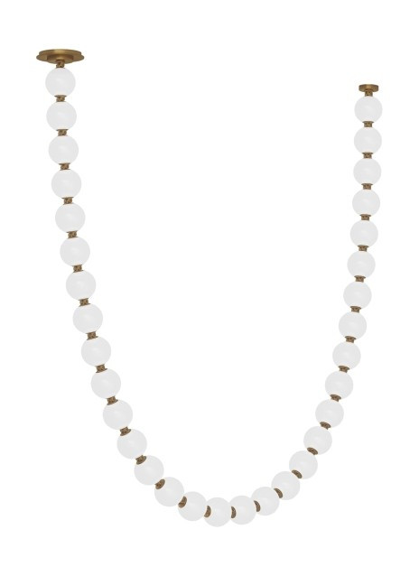 Visual Comfort Modern - SLCH23327NBR - LED Chandelier - Perle - Natural Brass