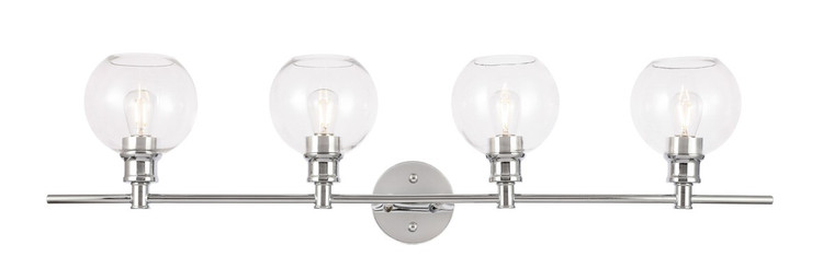 Elegant Lighting - LD2322C - Four Light Wall Sconce - Collier - Chrome