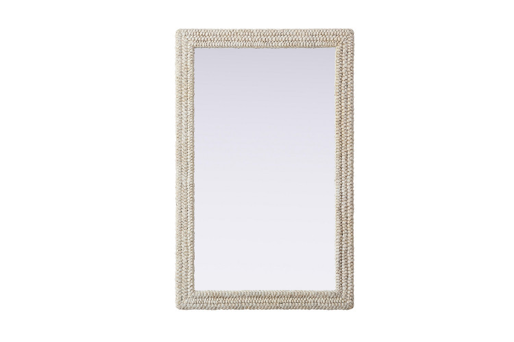 Elegant Lighting - MR4A3555LN - Mirror - Marlowe - Linen White