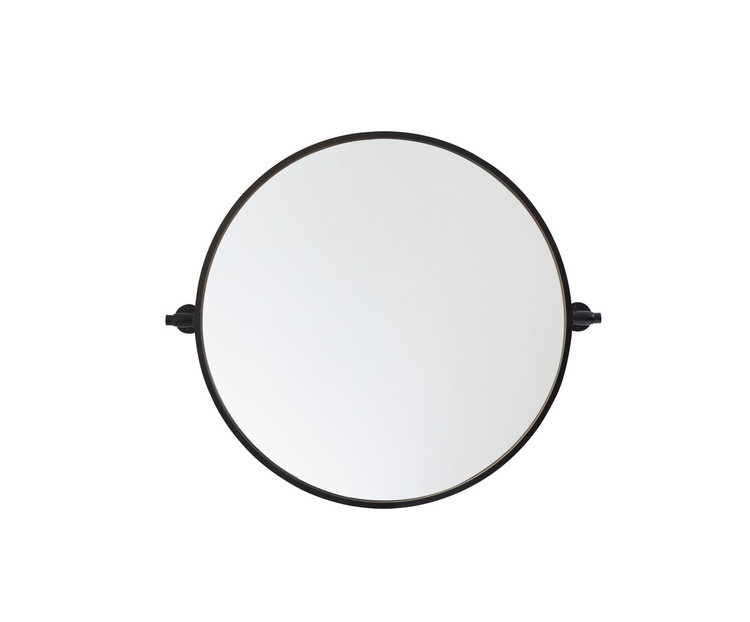 Elegant Lighting - MR6B24BLK - Mirror - Everly - black