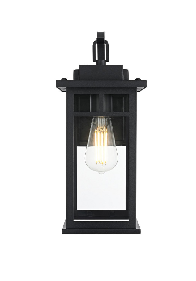 Elegant Lighting - OD313W16BK - One Light Outdoor Wall Sconce - Mercer - Black