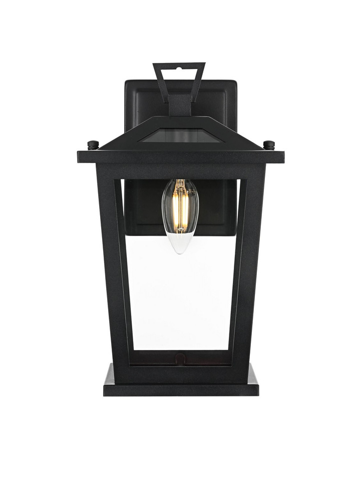 Elegant Lighting - OD333W12BK - One Light Outdoor Wall Sconce - Berks - Black