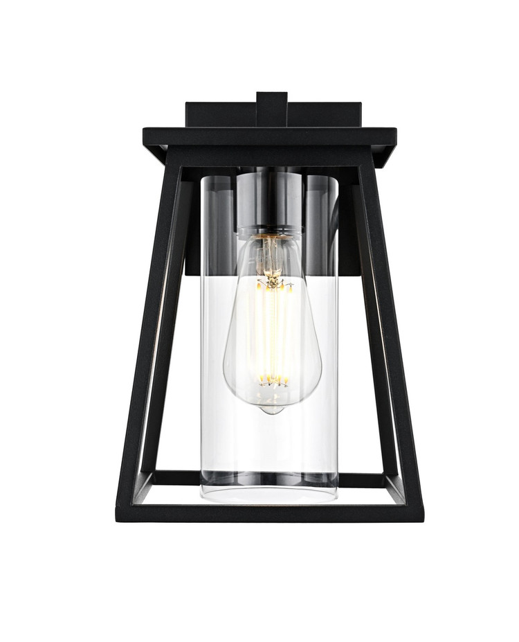 Elegant Lighting - OD346W11BK - One Light Outdoor Wall Sconce - Lambert - Black