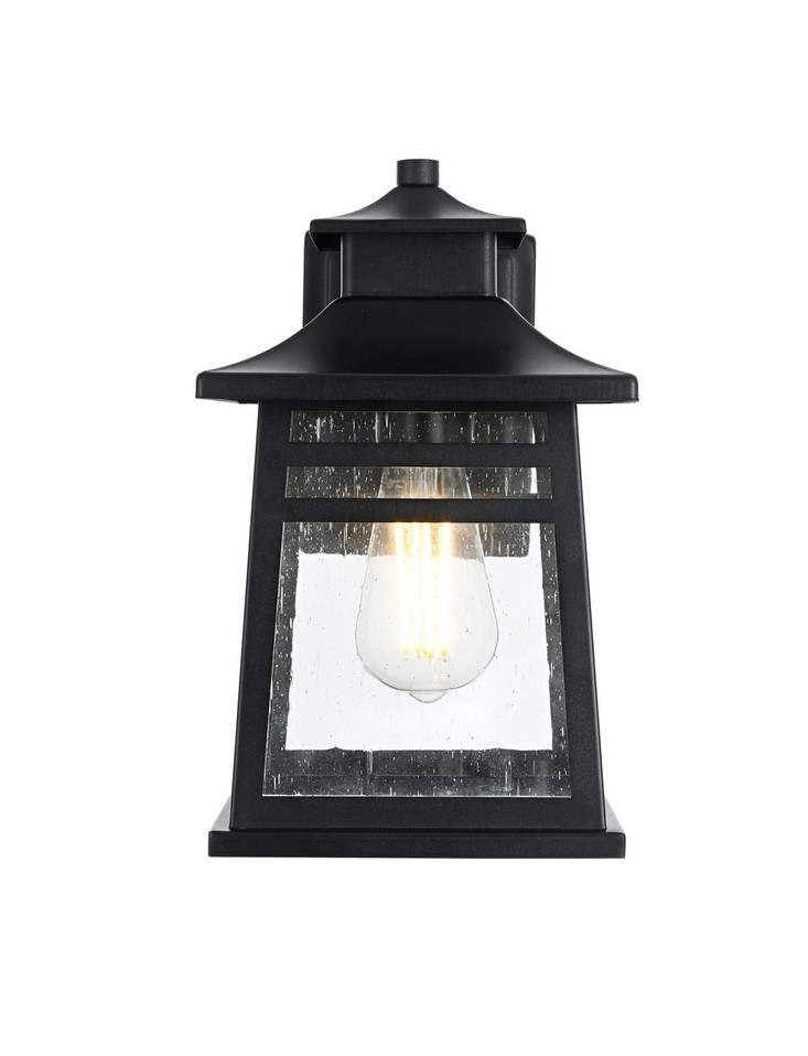 Elegant Lighting - OD352W12BK - One Light Outdoor Wall Sconce - Bambrey - Black