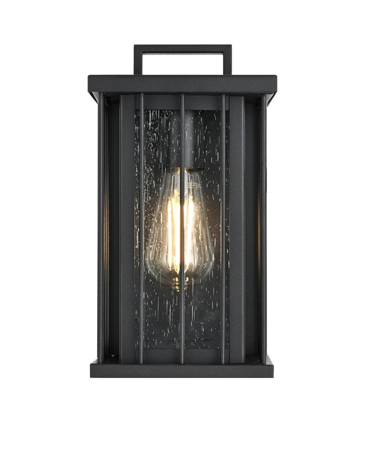 Elegant Lighting - OD357W12BK - One Light Outdoor Wall Sconce - Sedgley - Black