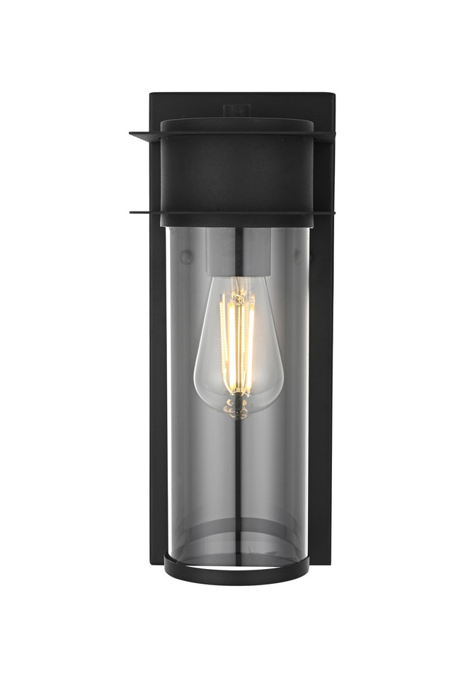 Elegant Lighting - OD363W14BK - One Light Outdoor Wall Sconce - Westmont - Black