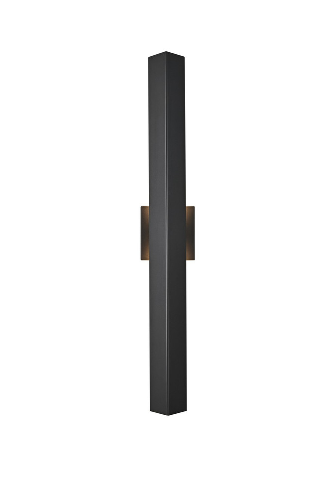 Elegant Lighting - OD505W30BK - LED Outdoor Wall Sconce - Troy - Black