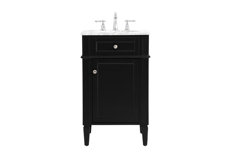 Elegant Lighting - VF12521BK - Single Bathroom Vanity - Park Avenue - black