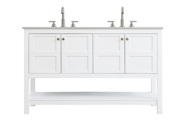 Elegant Lighting - VF16454DWH - Bathroom Vanity - Theo - white