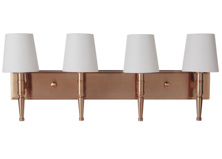 Craftmade - 44604-SB - Four Light Vanity - Ella - Satin Brass