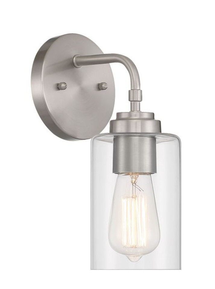 Craftmade - 56001-BNK - One Light Wall Sconce - Stowe - Brushed Polished Nickel