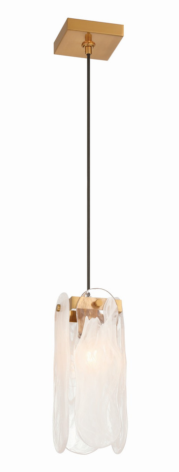 Craftmade - 59991-SB - One Light Pendant - Angela - Satin Brass