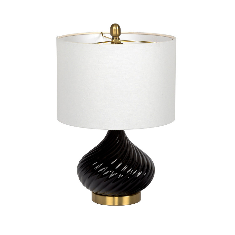 Craftmade - 86216 - One Light Table Lamp - Table Lamp - Gloss Black Antique Brass