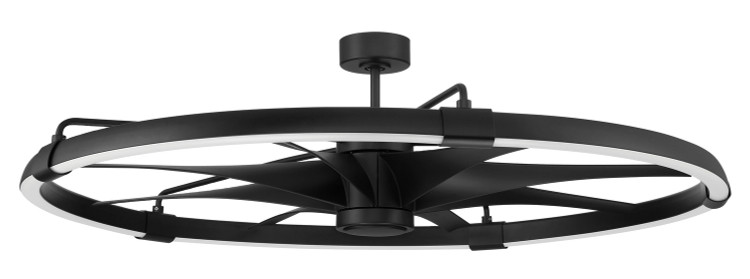 Craftmade - AXL57FB8 - 52 Ceiling Fan - Axel Indoor/Outdoor - Flat Black