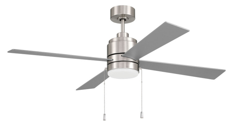 Craftmade - MCY52BNK4-PC - 52 Ceiling Fan - McCoy 52 4 Blade with Pull Chains - Brushed Polished Nickel