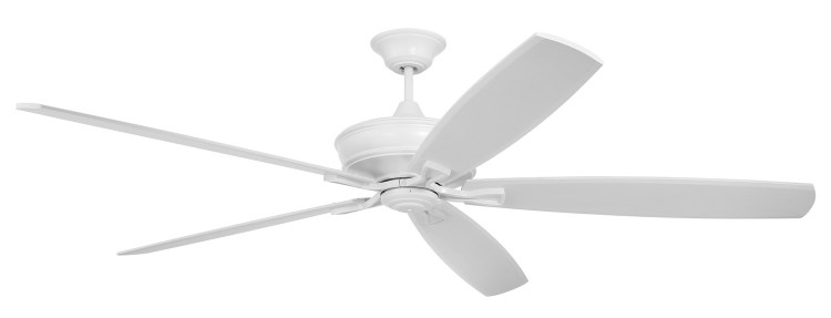 Craftmade - SNT72MWW5 - 72 Ceiling Fan - Santori 72 Indoor/Outdoor - Matte White