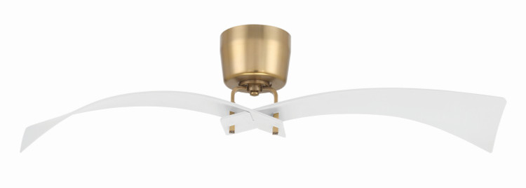 Craftmade - TRN52WSB2 - 52 Ceiling Fan - Tern - White/Satin Brass
