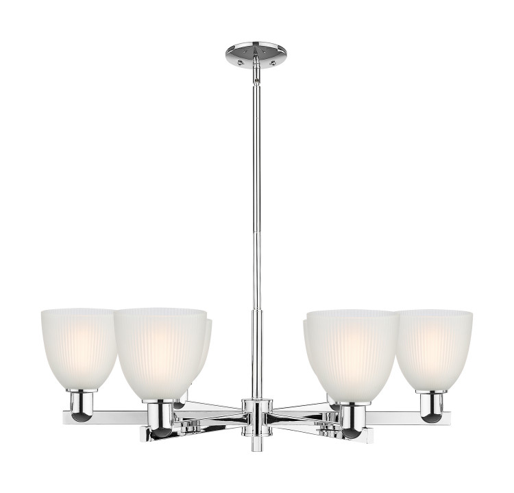 Innovations - 716-6CR-PC-G381 - Six Light Chandelier - Arcadia - Polished Chrome