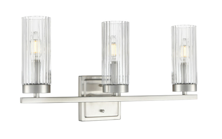 Millennium - 46003-BN - Three Light Vanity - Iversen - Brushed Nickel