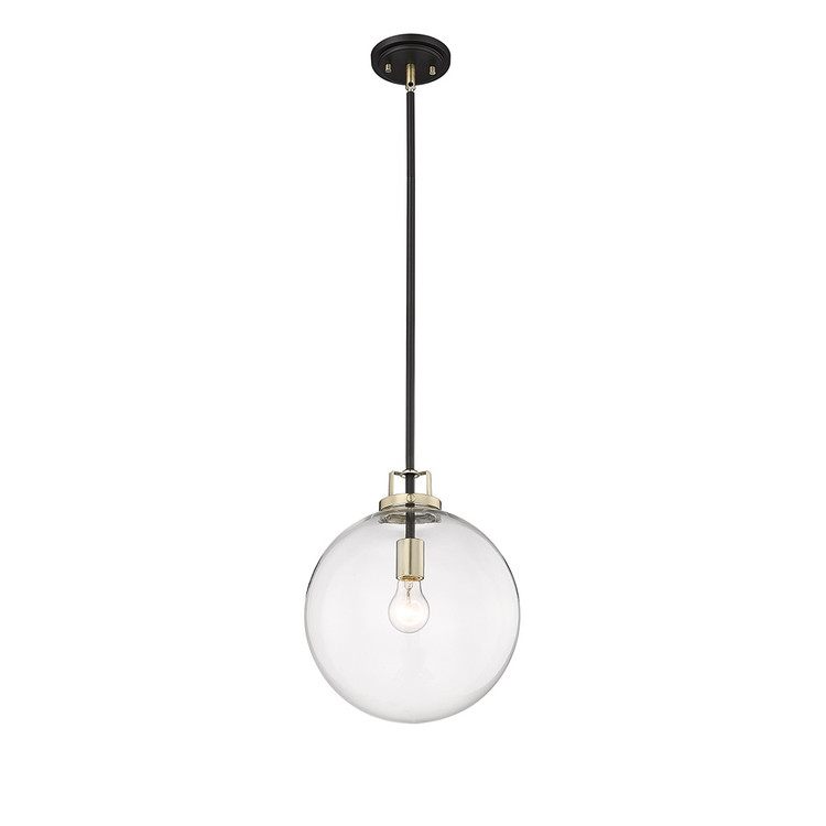 Millennium - 9202-MB/MG - One Light Pendant - Mellrosa - Matte Black/Modern Gold
