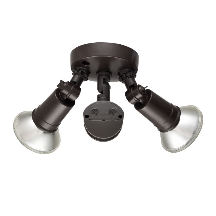 Millennium - M-16002-PBZ - Two Light Outdoor Security Flood Light - Powder Coated Bronze