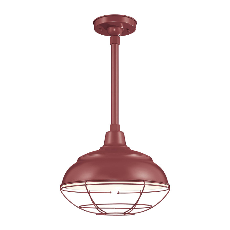 Millennium - RWHS14-SR - One Light Pendant - R Series - Satin Red