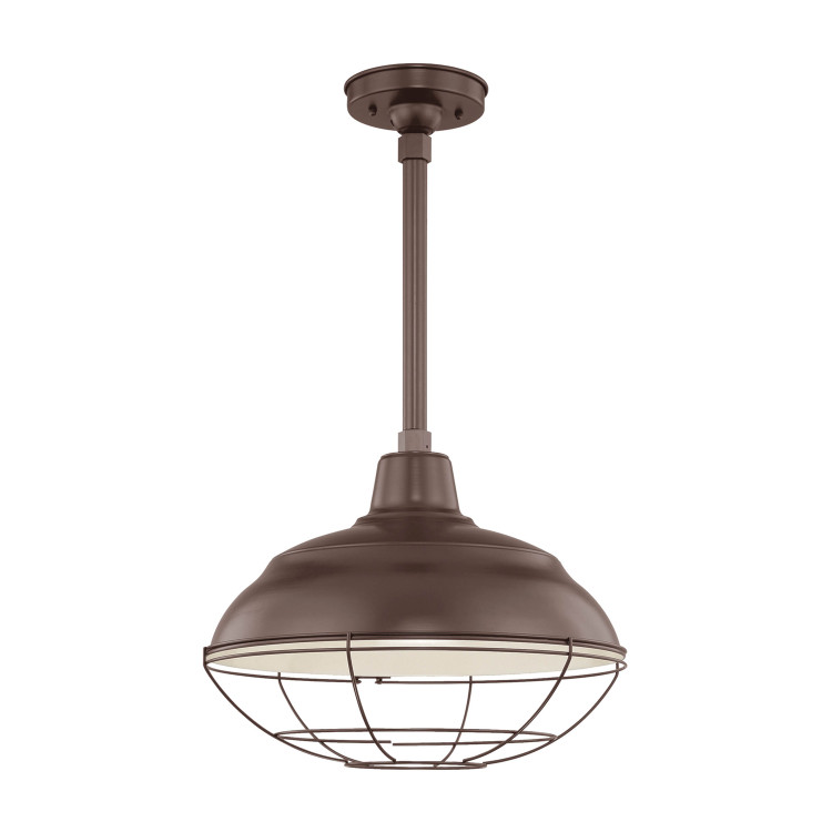 Millennium - RWHS17-ABR - One Light Pendant - R Series - Architectural Bronze