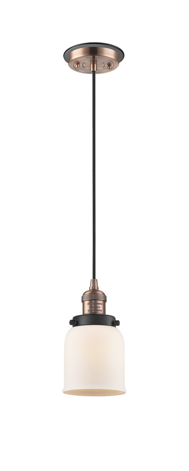 Innovations - 201CBP-ACBK-G51 - One Light Mini Pendant - Franklin Restoration - Antique Copper