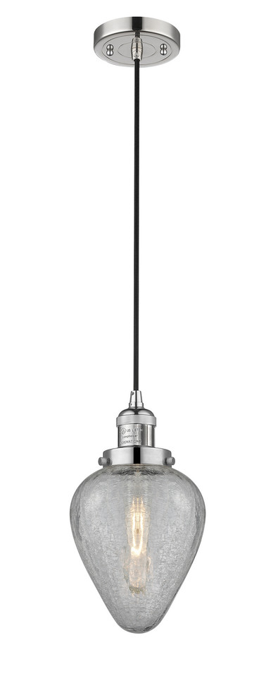 Innovations - 201C-PN-G165-LED - LED Mini Pendant - Franklin Restoration - Polished Nickel