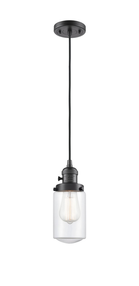 Innovations - 201CSW-OB-G312-LED - LED Mini Pendant - Franklin Restoration - Oil Rubbed Bronze