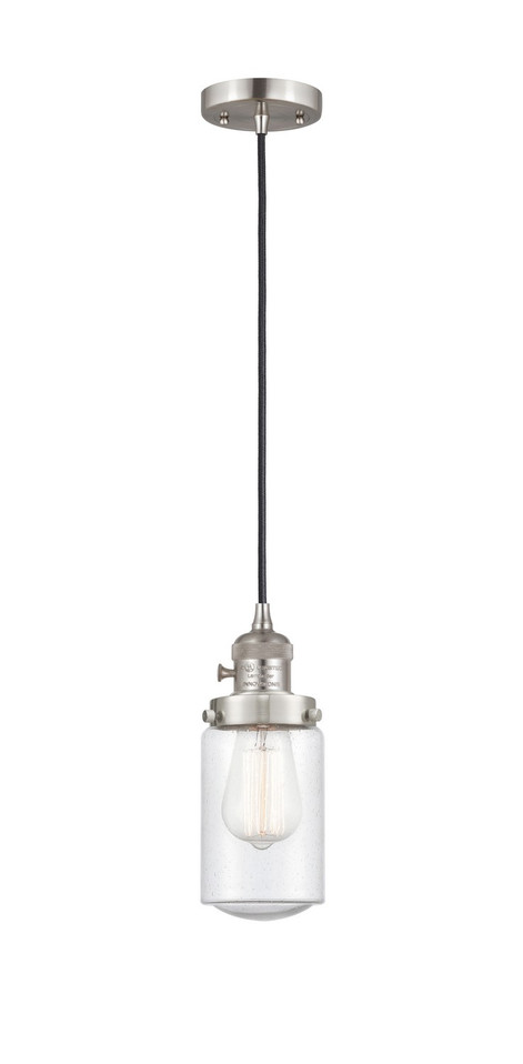 Innovations - 201CSW-SN-G314 - One Light Mini Pendant - Franklin Restoration - Brushed Satin Nickel