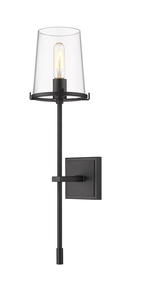 Z-Lite - 3032-1S-MB - One Light Wall Sconce - Callista - Matte Black Z-Lite - 3032-1S-MB - One Light Wall Sconce - Callista - Matte Black
