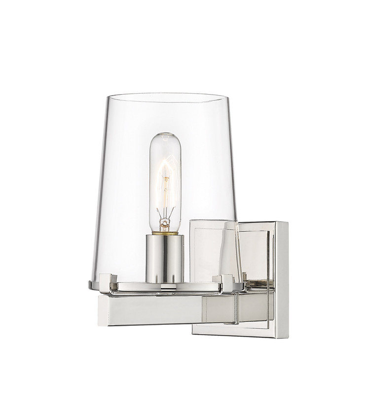 Z-Lite - 3032-1V-PN - One Light Wall Sconce - Callista - Polished Nickel Z-Lite - 3032-1V-PN - One Light Wall Sconce - Callista - Polished Nickel