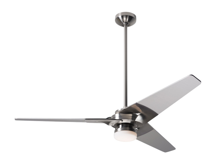 Modern Fan Co - TOR-BN-62-NK-271-005 - 62Ceiling Fan - Torsion - Bright Nickel