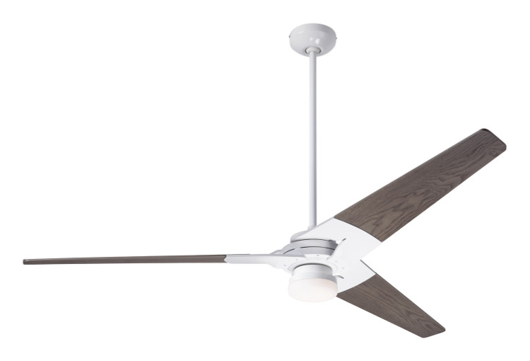 Modern Fan Co - TOR-GW-62-GY-271-003 - 62Ceiling Fan - Torsion - Gloss White